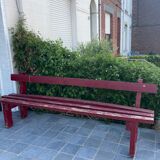 Wooden bench