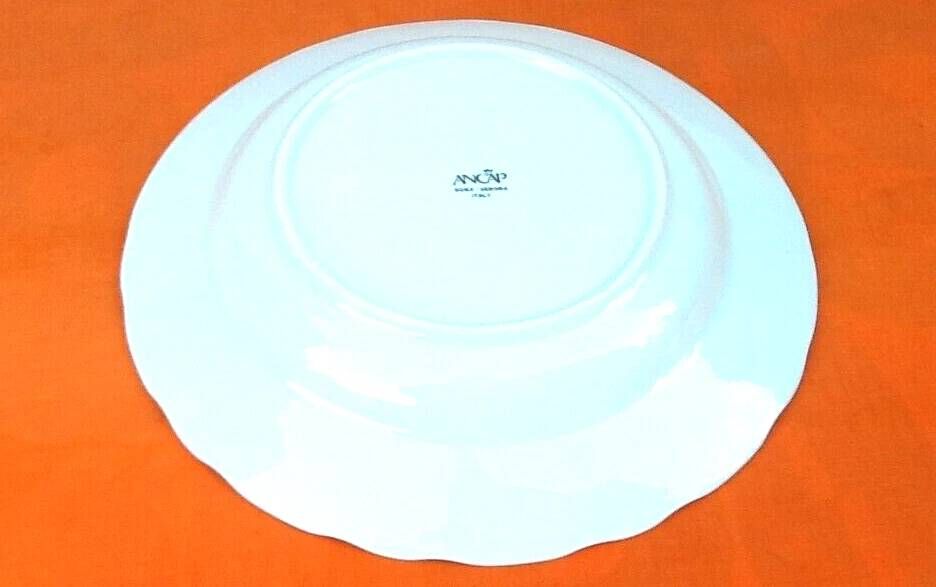4 deep plates Porcelain Ancap Sona Verona Italy