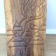African solid wood palaver chair – Carved motifs
