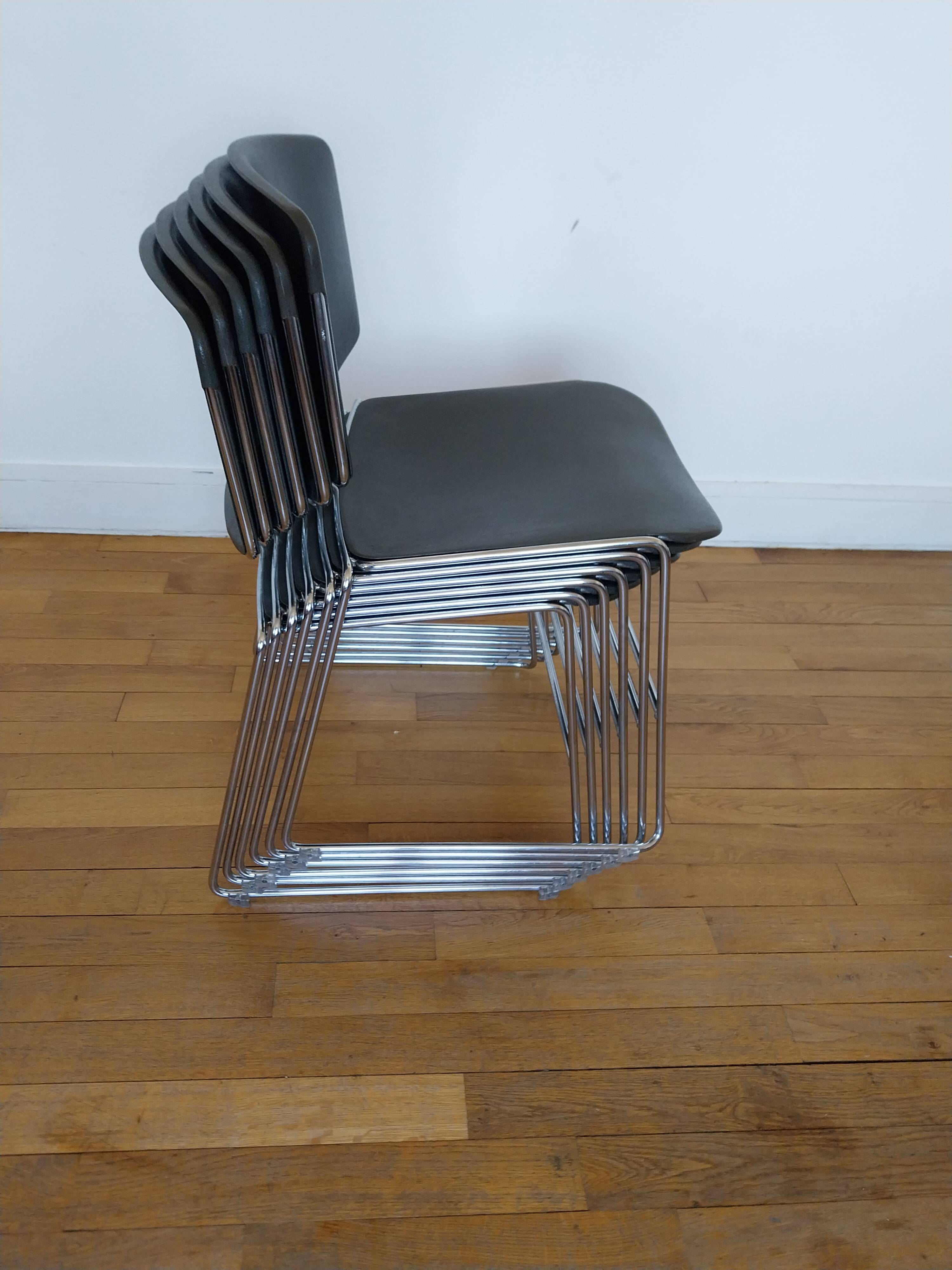 6 Max Stacker designer chairs for Steelcase