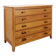 Vintage 5 Drawer Chest of Drawers with brass handles