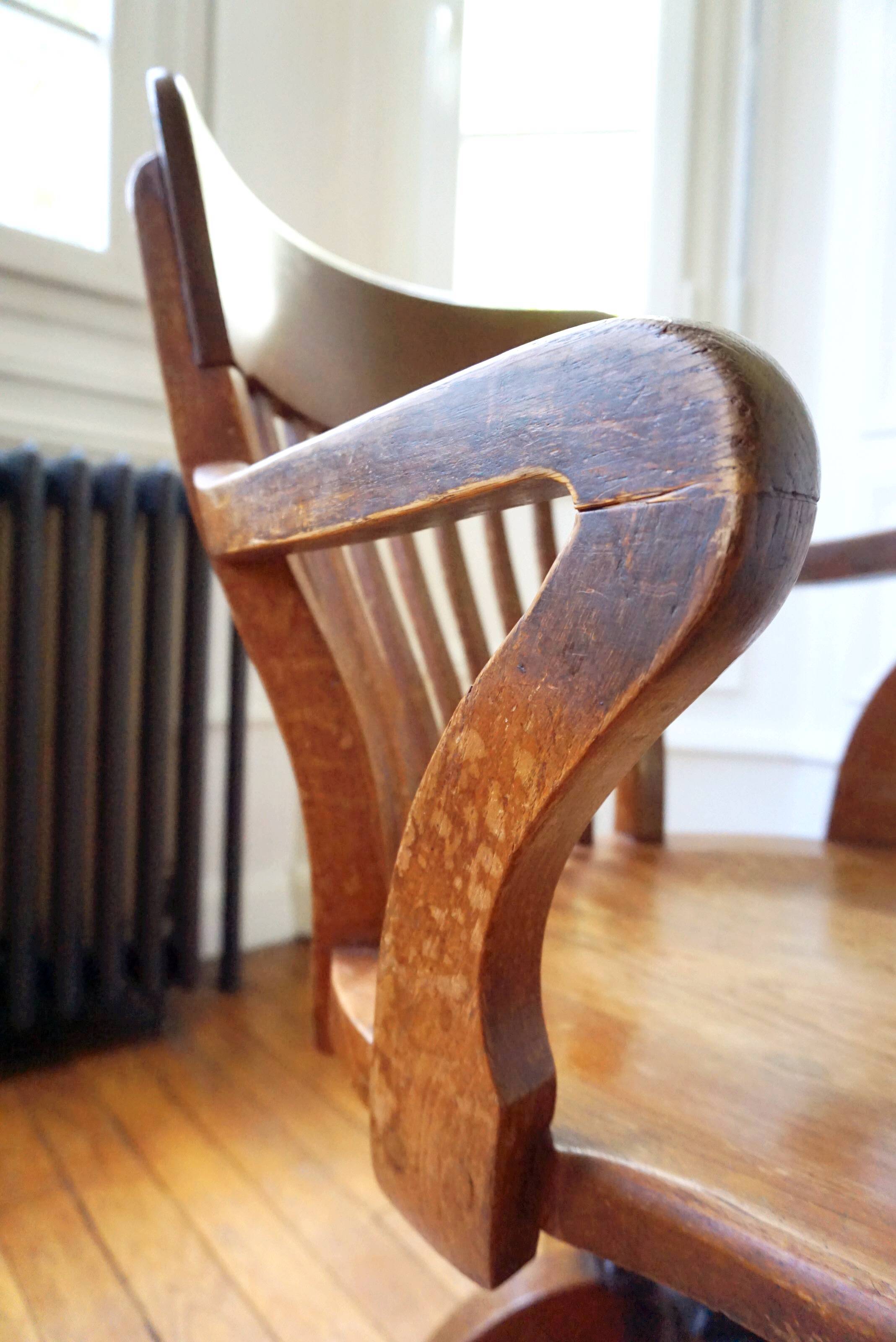 American rotating armchair office 30s