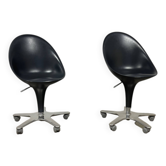 Pair of bombo chair armchairs by stefano giovannoni for magis 90s