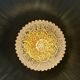 Vintage glass moulded globe wall or ceiling light (PLAFF1)