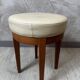 Tabouret tournant en cuir