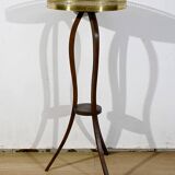 Small Mahogany Pedestal Table, Louis XVI Style – 1900