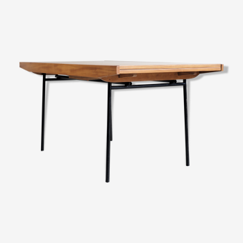 Cherry extension table, model 324 Alain Richard for Furniture TV France 1953