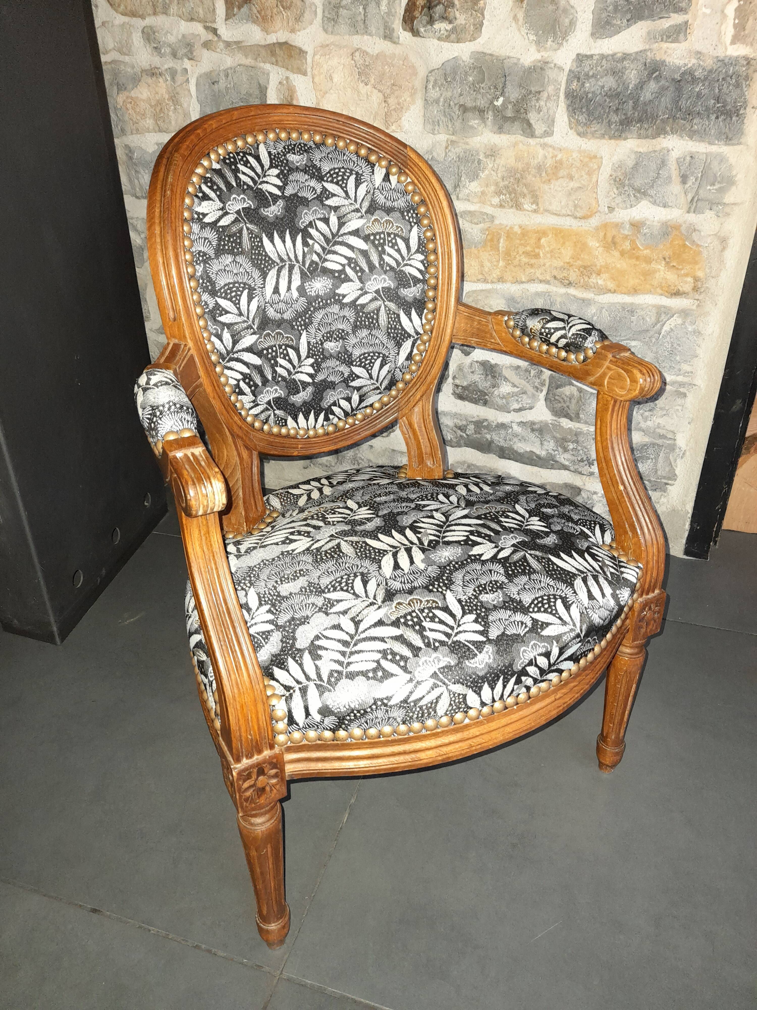 Louis XVI style children's armchair