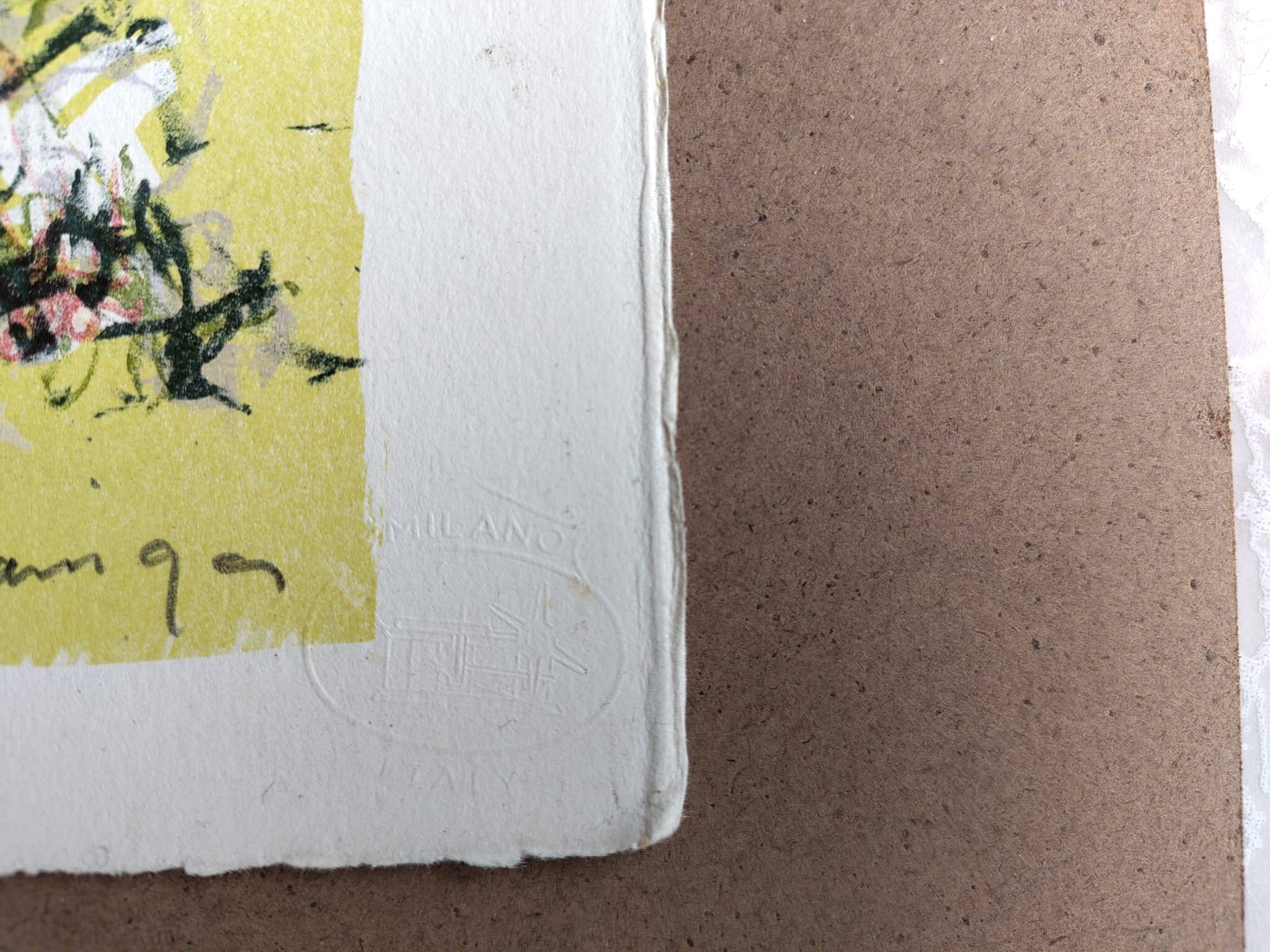 Giancarlo Cazzaniga - 1997 – Screen print & etching – 70×50 cm