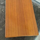 Vintage teak Danish Design adjustable table by Trioh Denmark .