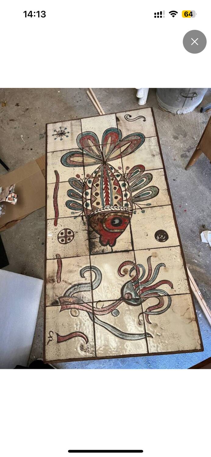 Ceramic coffee table