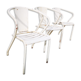 Set de 3 fauteuils Tolix FT5 1950