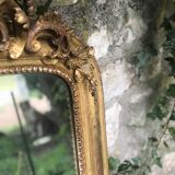Large golden antique mirror  77x108cm