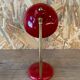 Vintage burgundy red table lamp - 1950s