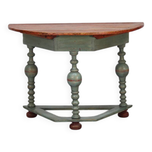 table d'appoint peinte - art