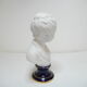 Biscuit and Limoges porcelain bust