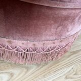 Velvet toad armchair