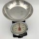 Vintage kitchen scale, black metal and stainless steel