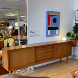 Blond teak sideboard, Germany, 60 ́s