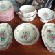 Old service dishes Lunéville floral decoration 29 pieces