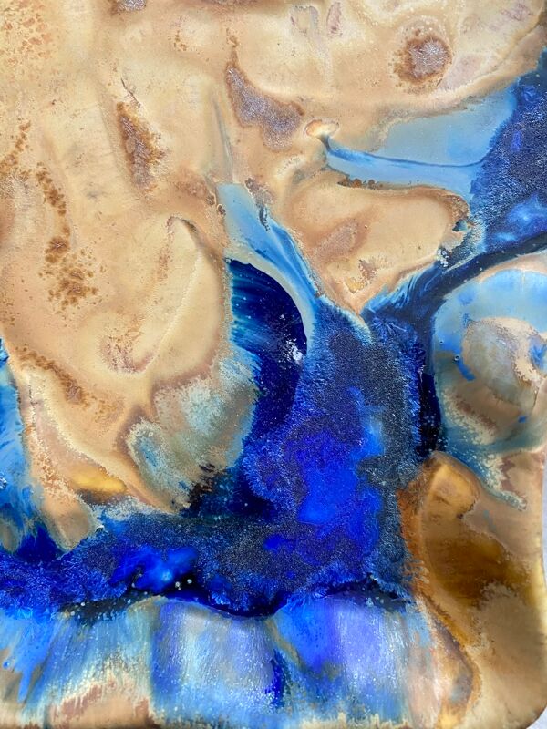 Plateau Art Déco Manufacture Française Méténier circa 1930