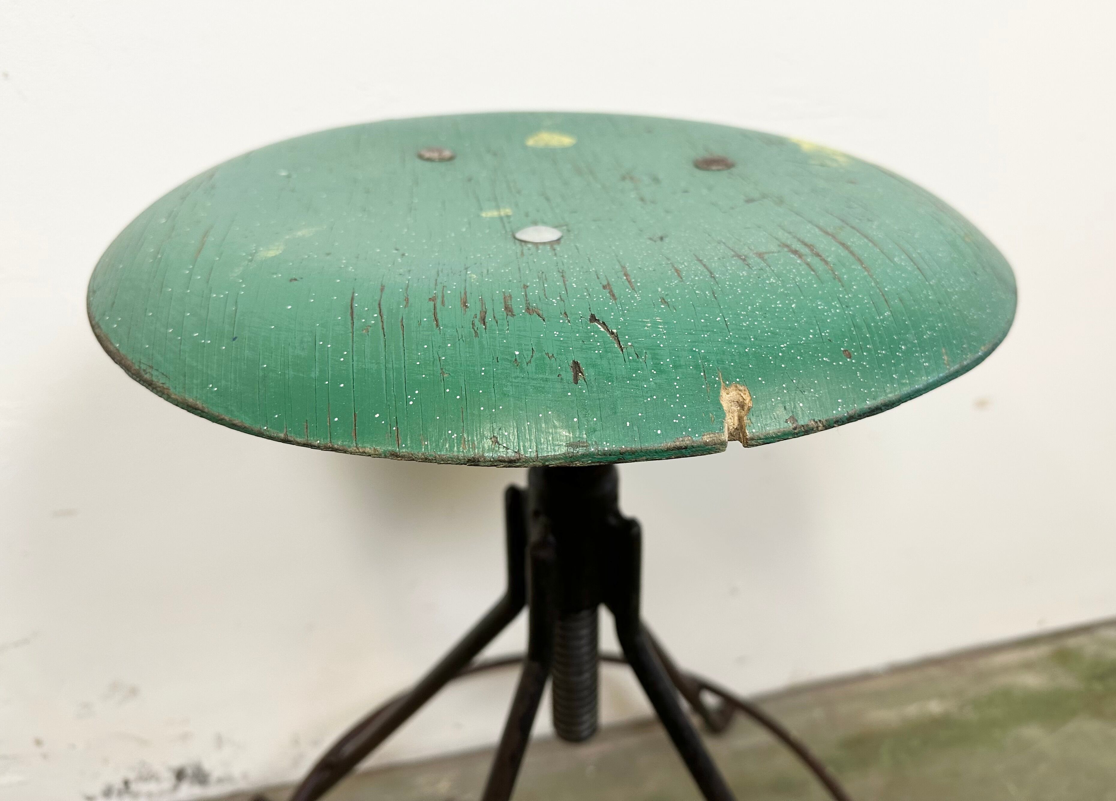 Industrial Workshop Swivel Stool, 1960s