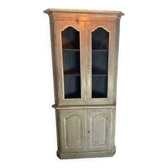 Corner cabinet, Louis XV style corner cabinet