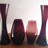 4 50s designer vases