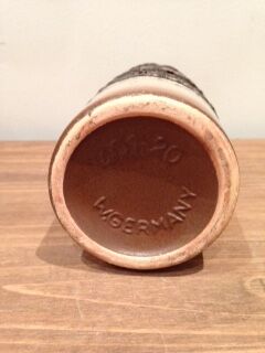 Vintage - red and black pottery-