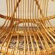 Fauteuils "œuf" en rotin 1960 et son coussin