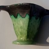 Vase Montigny sur Loing period Art Deco signed Louis Baude
