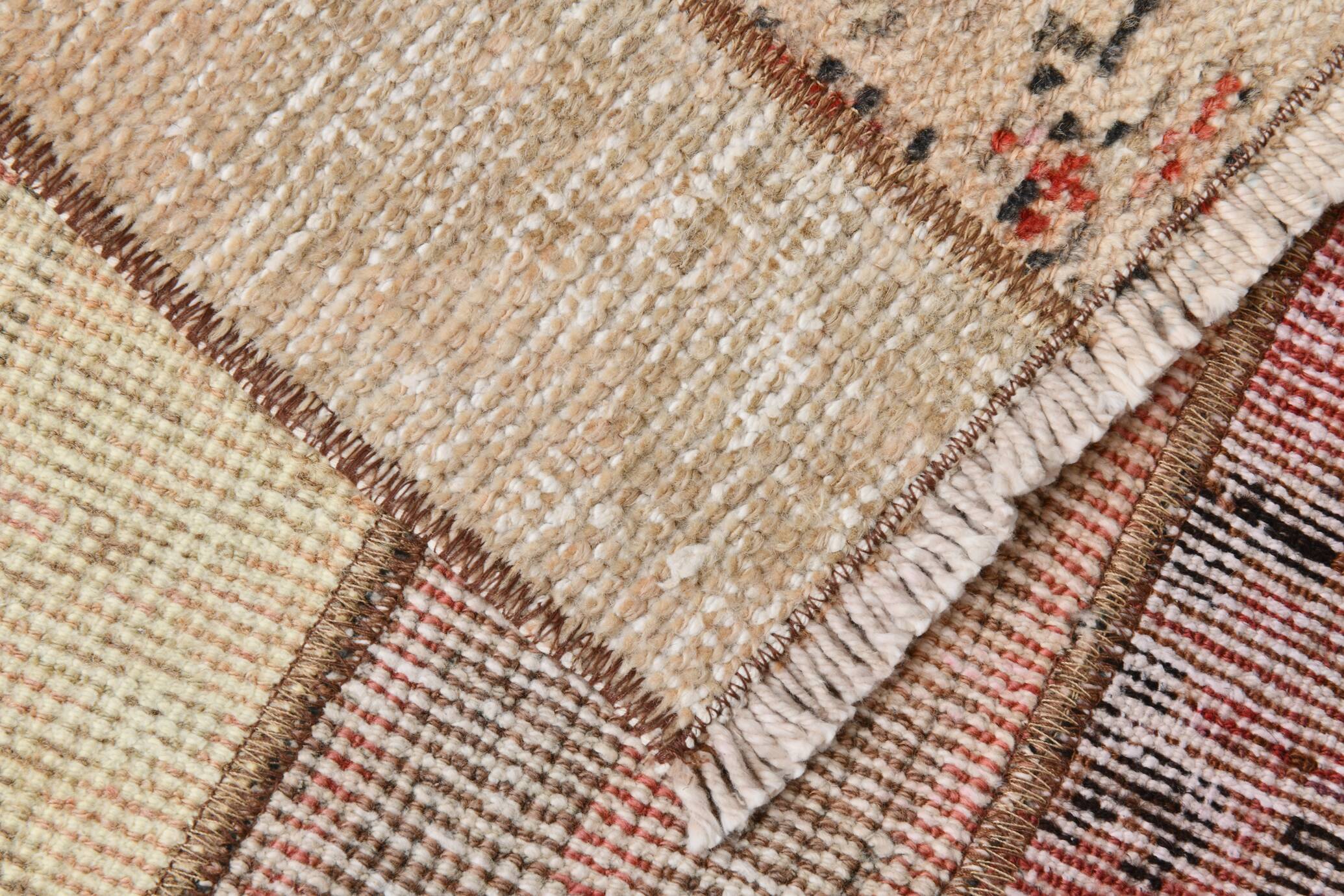 Soft & Pastel Vintage Runner Rug, 75x293Cm