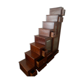 Meuble escalier en acajou