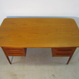 Scandinavian teak desk by Gunnar Nielsen Tibergaard, Denmark