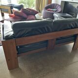Set of 3-seater, 2-seater and 1-armchair sofas, Knoll Bastiano model,