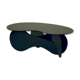Table basse Macao aluminium laqué noir