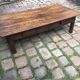 Large oak coffee table