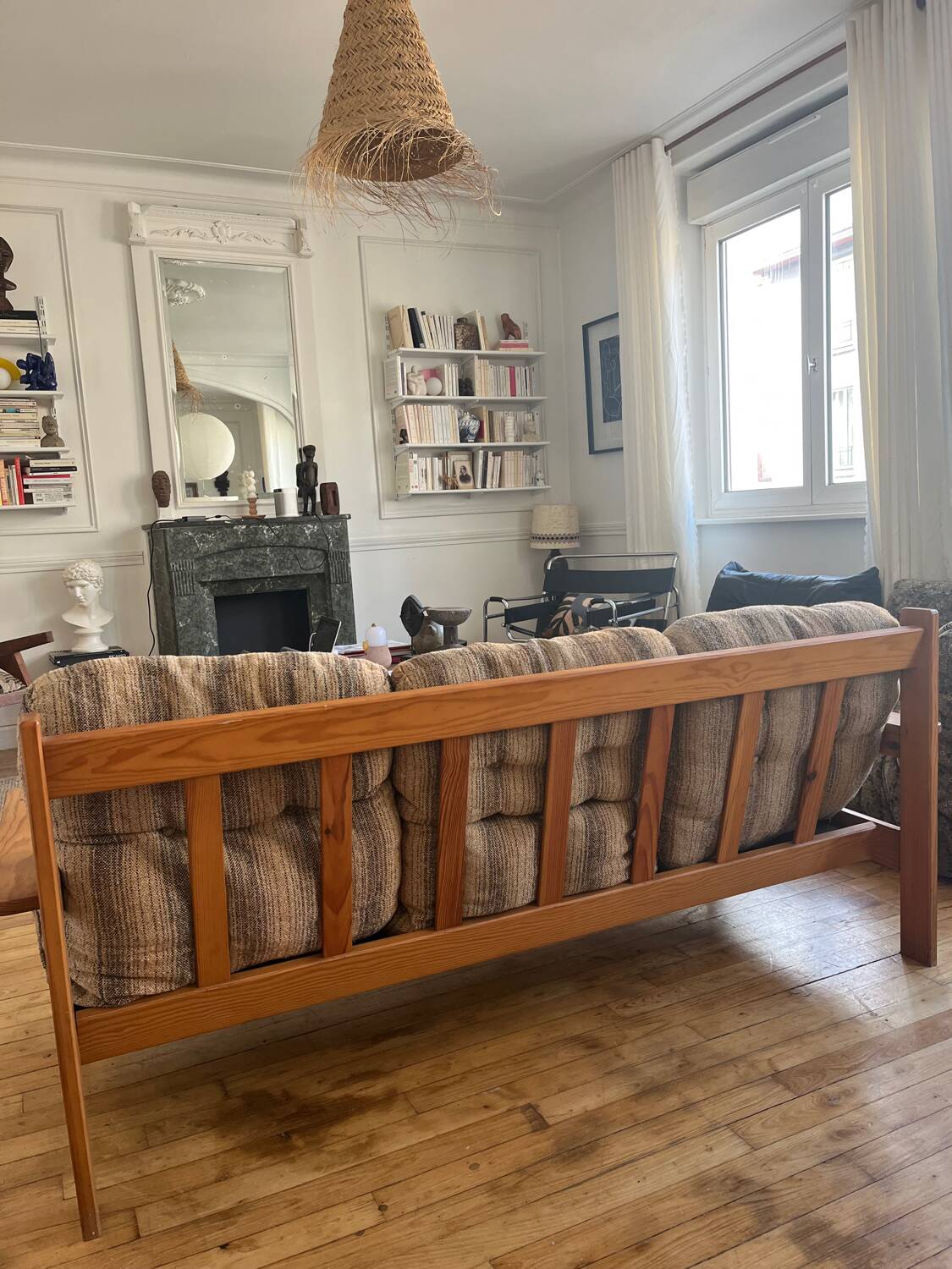 Vintage pine bench