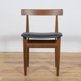 Mid-Century Teak Dining Table & Chairs by Hans Olsen for Frem Røjle, 1960s, Set of 5