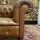 Chesterfield leather sofa