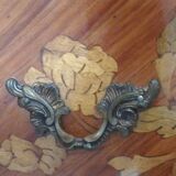 Pair of Louis XV style bedside tables in marquetry