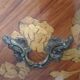 Pair of Louis XV style bedside tables in marquetry