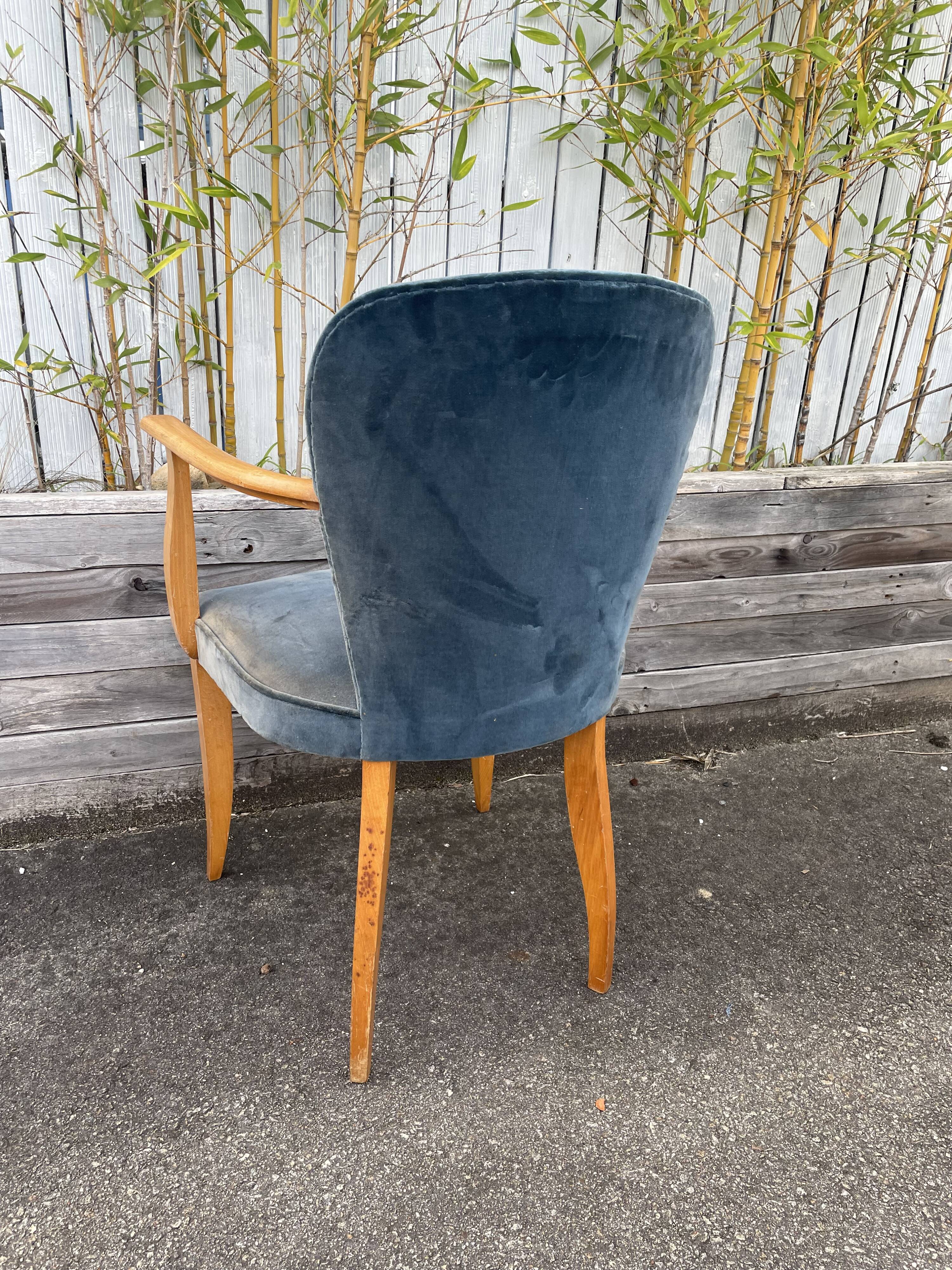 Fauteuil bridge année 40