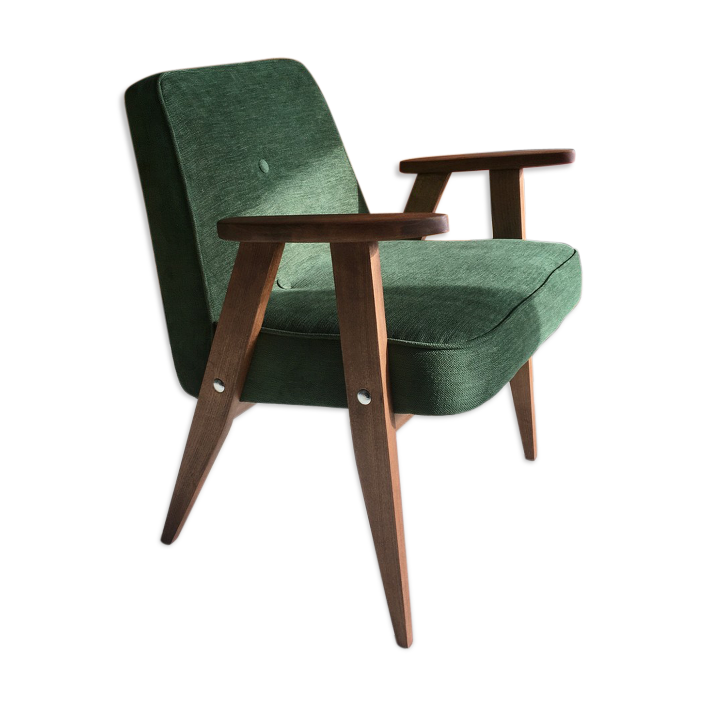 Fauteuil original polonais du milieu du siècle 366 conçu en 1962 par Józef Chierowski