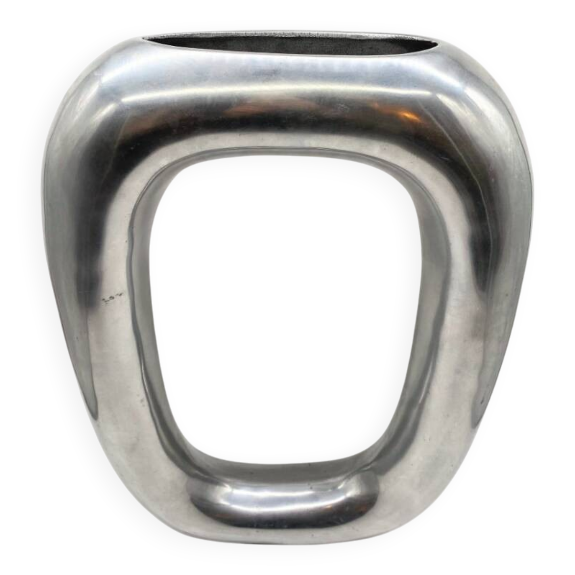 Big “Donuts” XXL vase / Cast aluminum, 1970s