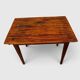 Petite table de ferme rustique en bois massif – Fin XIXe / Début XXe