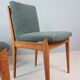 Set of four dining chairs by ISA Bergamo, 1960s.
