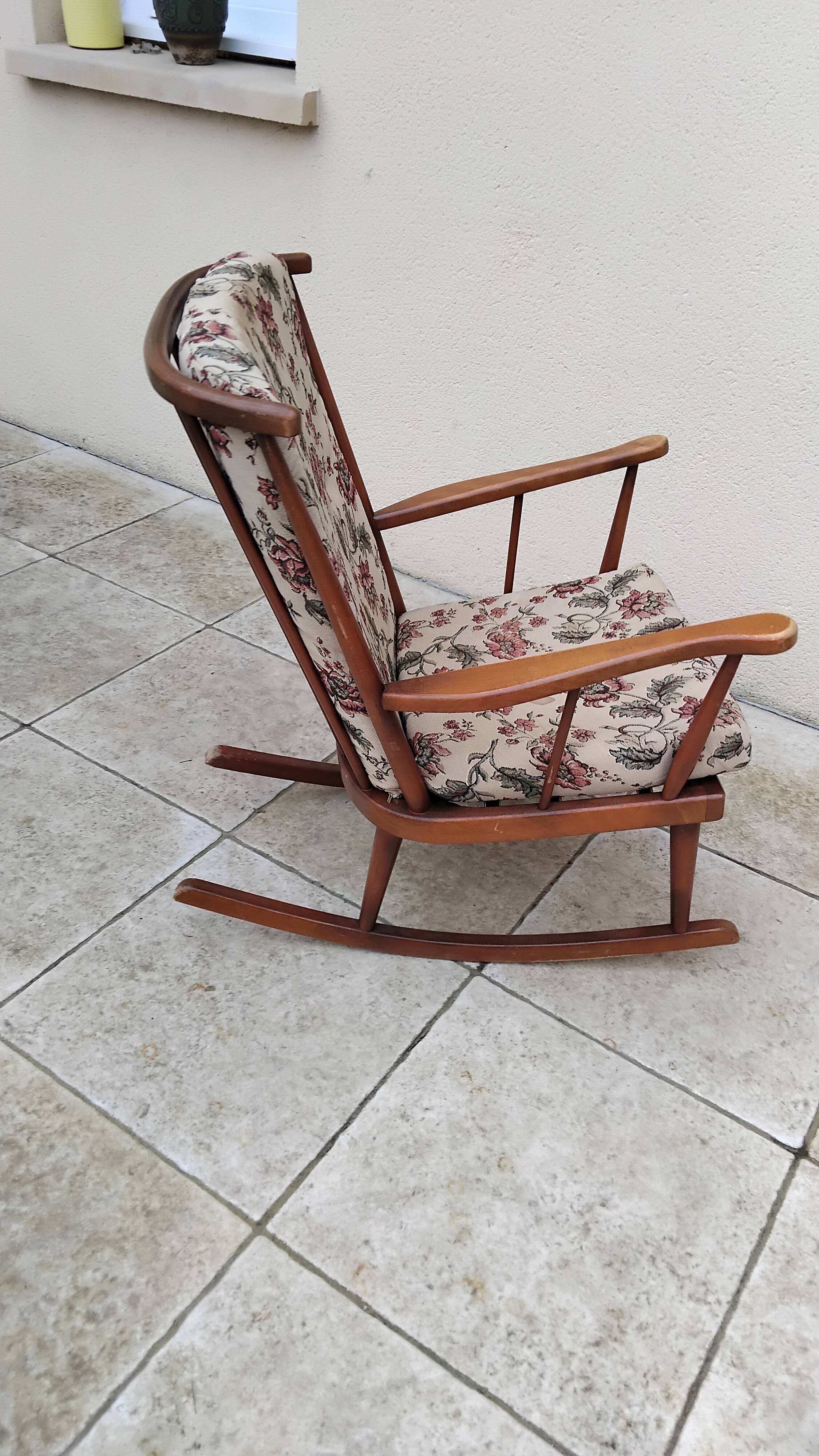 Baumann vintage rocking chair fan