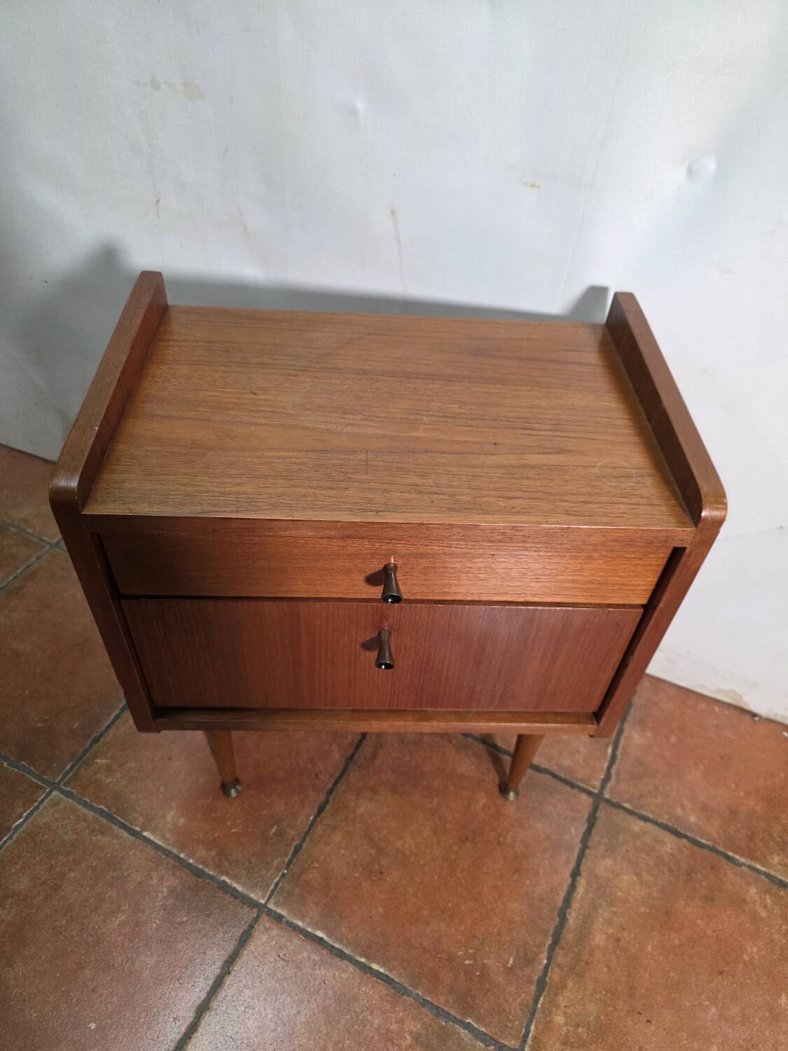 Scandinavian bedside tables by MDK design from the 1960s.