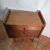 Scandinavian bedside tables by MDK design from the 1960s.